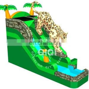 Hot Selling Manufacture Jungle Slip n Slide Water Pvc Tropical Inflatable Slide thumbnail-1