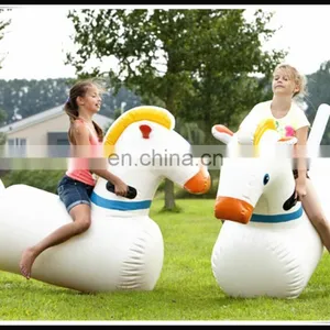 2016 New Products Inflatable Pony Hop Racing Games Ride On Pony Hony Toy For Kids And Adults thumbnail-1