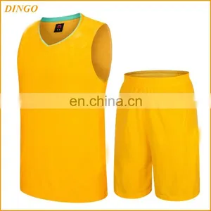 China Custom Design Sublimated Basketball Jersey Wear Men's Basketball Uniform thumbnail-3
