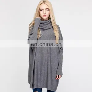 Hot New Retail Products Women Wear High Necked Sweater Made in China thumbnail-2