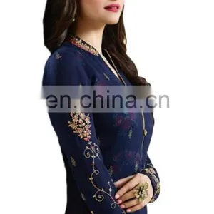 2017 Prachi Desai Straight Cut Salwar Kameez / Women Occasion Caual Party Wear Indian Ethnic Suits(salwar Kameez Suits) thumbnail-2