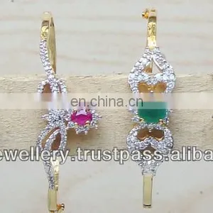 CZ Bracelet Jewelry Manufacturer, Cubic Zirconia Bracelets Jewellery Exporter thumbnail-2