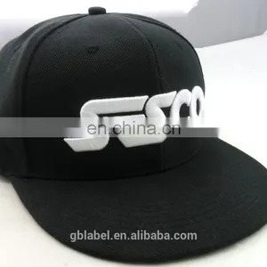 6 Panels Short Brim 3D Embroidery Custom China Snapback Hats Wholesale thumbnail-3