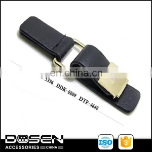 Black Gold Luxury Leather Bag Handle Buckle Fashion Square Ring Custom Engraved Brand Logo Belt Tip Leather Strap Metal Buckles thumbnail-1