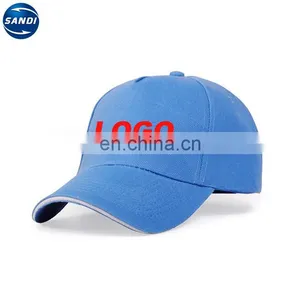 Cheap Custom LOGO Printed Cotton Sports Baseball 5 Panel Cap thumbnail-3