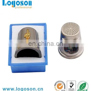 Souvenir Items Embossed Logo Metal CustomThimble thumbnail-1
