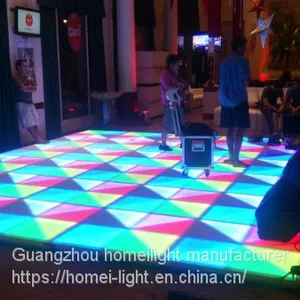 RGB Dance Floor 1x1m Disco Dancing Floor Led Panel Tile thumbnail-3