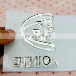2016 High Quality Self Adhesive Chrome 3d Logo Sticker thumbnail-2