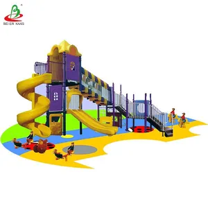 High Quality Colorful Children Commercial Small Outdoor Playground Equipment Student Recreation Facility thumbnail-1