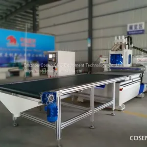 Double Heads Wood Door Drilling and Milling Cnc Router thumbnail-2