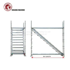 Q235 Steel Galvanized Ringlock Scaffolding Step Ladder thumbnail-3