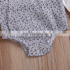 Infants & Toddler Clothes Romper Long Sleeve Floral Baby Girls Cotton Romper thumbnail-6