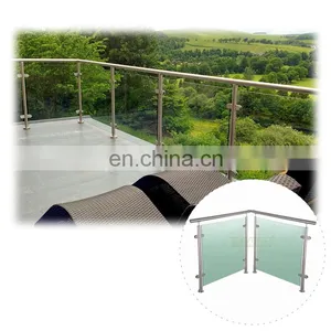 New Product Glass Balustrades 50x50mm Deck Railing thumbnail-6