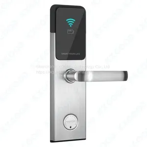 RFID Hotel Apartment Smart Safe Card Front Door Lock KXG-H1 thumbnail-1