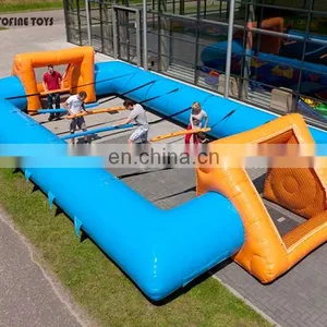 2018 Inflatable Human Foosball Soccer Sports Game For Sale thumbnail-1