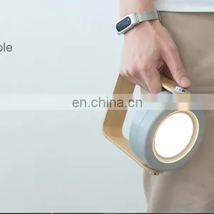 Wooden Lamp Handle Portable Lantern Light Retractable Table Lamp Bedroom Bedside Reading Led Folding Desk Lamp thumbnail-5