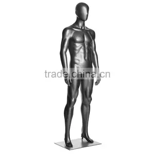 High Quality Full Body Men Male Black Abstract Display Mannequins MARK01 thumbnail-3