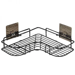 Bathroom Corner Shelf /Wall Mounted Toilet Kitchen Shelf Storage Rack thumbnail-1