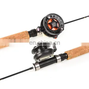 Winter Telescopic Fiberglass Ice Fishing Rod Set 90cm 100cm 2 Section Fishing Rod Short Throwing Fishing Rod Ice Fishing Rod thumbnail-4