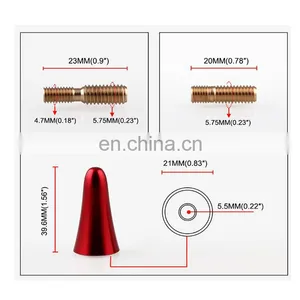 Hot-selling Car Exterior Accessories Roof Antenna Suitable for Holden 1317 Aluminum Modified Short Antenna thumbnail-2