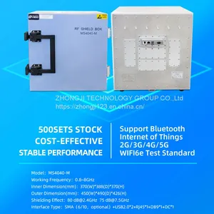 0.8-8GHz OEM EMI Wifi6e 5G GSM Phone Testing Instrument Manual RF Shield Box thumbnail-5