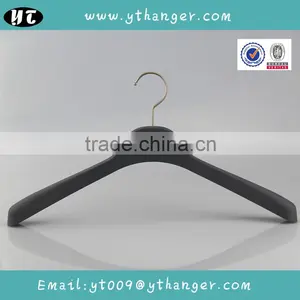 HA6935 Black Plastic Non Slip Hanger Adults Coat Hanger thumbnail-3
