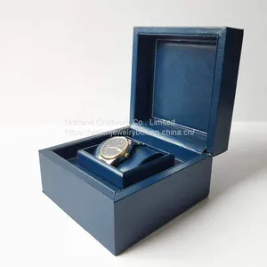 High-grade PU Leather Gift Box Watch Packing Box Brand Watch Collection Jewelry Storage Box Can Add a Logo thumbnail-4