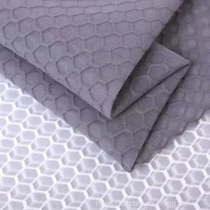 Light Weight 3D Jacquard Transparent Mesh Fabrics for Curtains Clothing Decoration With Width of 220CM thumbnail-3