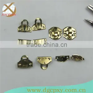 Golden Cosmetic Box Lock Hardware thumbnail-1