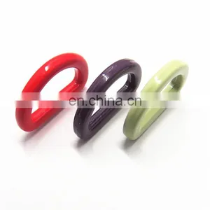 1 Inch Metal Rings Rose Gold D Ring Colored Metal D Ring thumbnail-3