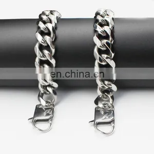 Women Hip Hop Neck Chain Jewelry Custom Stainless Steel Necklace Chain thumbnail-5
