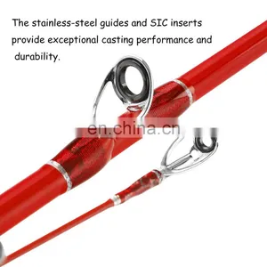 JOHNCOO Light Jigging Rod PE0.8-1.5 Boat Fishing Rod For Cuttlefish 1.68m 1.8m 1.98m Solid Sensitive Tip Snapper Rod thumbnail-4