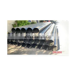 Fast Delivery DN300 Fire Water Hot Dip Galvanized BI Round Carbon Stainless Steel Pipe Price thumbnail-1