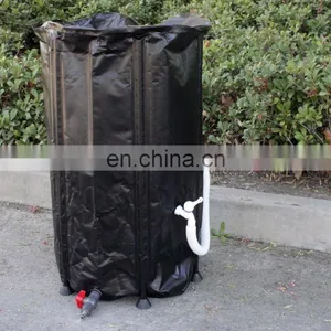Hot Selling Portable Foldable Collapsible 100L 40*78 Rain Water Barrel Collector for Garden thumbnail-1