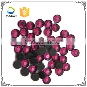 Ss6-ss40 Multicolor Flatback Round Adhesive Crystal Rhinestone Hot Fix/DMC Hot Fix Rhinestone thumbnail-1