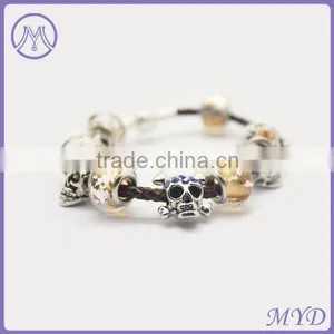 Fashion Leather Beaded Bracelet thumbnail-1