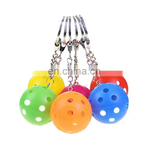 Arronax Mini Pickleball Key Chain Ball With Various Colors for Your Choice Portable Pickleball Key Chain thumbnail-2