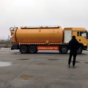 Exported to Uganda, the Dongfeng Tianlong Front, Rear, and 8-33 Square Cleaning and Suction Trucks Are Sold Directly From the Factory thumbnail-4