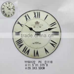 Friendly Around Metal Wall Clock, Hang Clock thumbnail-1