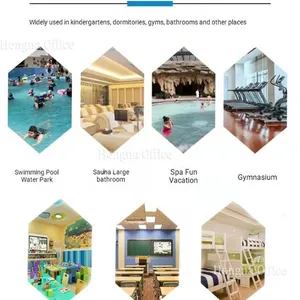 JT-09fs Waterproof Low Profile ABS Lockers 36.4″ High to 48″ for Swimming Pool & Gym Changing Rooms ,3-layer thumbnail-5