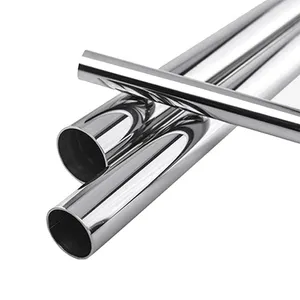 Sanitary Stainless Steel Pipe-Polished Surface Welded 904L/409L Grades for Food & Beverage Processing With Welding Services thumbnail-1