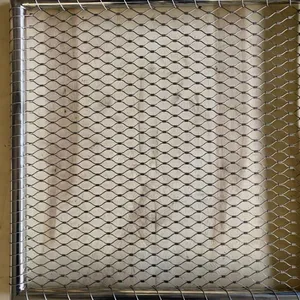 316L Stainless Steel Wire Rope Mesh Bag for BBQ and Cooking With Galvanized Finish thumbnail-4