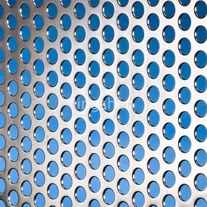Galvanized Perforated Metal Mesh Wall Panel, Perforated Grating, Black Steel, Aluminum Micro-perforated Panel thumbnail-5