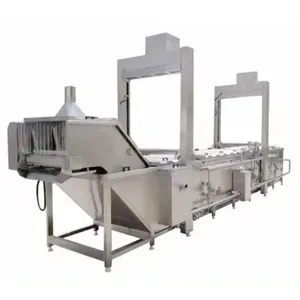 Stainless Steel Nuts Hot Water Blancher Potato Sweet Corn Mangoes Kiwi Chips Boiling Blanching Machine for Jute Leaves thumbnail-1