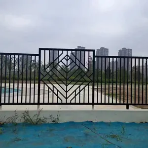 3D Curved Bend Ornamental Iron Fencing Panel for Enhanced Garden Security and Aesthetics thumbnail-2