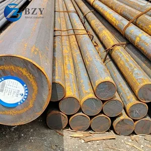 China Big Factory Good Price A36 Flat Square Carbon Steel Round Rod Bar Carbon Round Steel Stainless Steel Round Bar thumbnail-1