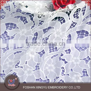 2016 Textile Latest Design Flower Pattern Sweet Girl Style Embroidery Lace Fabric for Apparel thumbnail-1