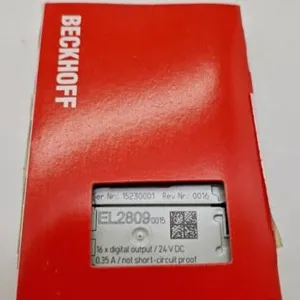 Beckhoff EL2809-0015 EtherCAT Digital Output Terminal 16-Channel 24V DC 0.5A With 15µs Input Filter Industrial I/O Module thumbnail-3