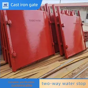 Reservoir Cast Iron Gate, Cast Iron Inlaid Copper Square and Round Gate, Flat Arched Cast Iron Gate thumbnail-4