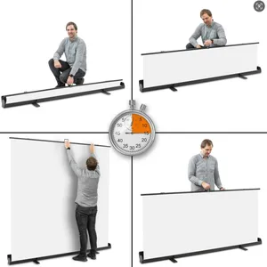 75Inch Indoor and Outdoor Portable Projector Screen With Stand for Movie,Office Presentations Projection Screen With Tripod thumbnail-3